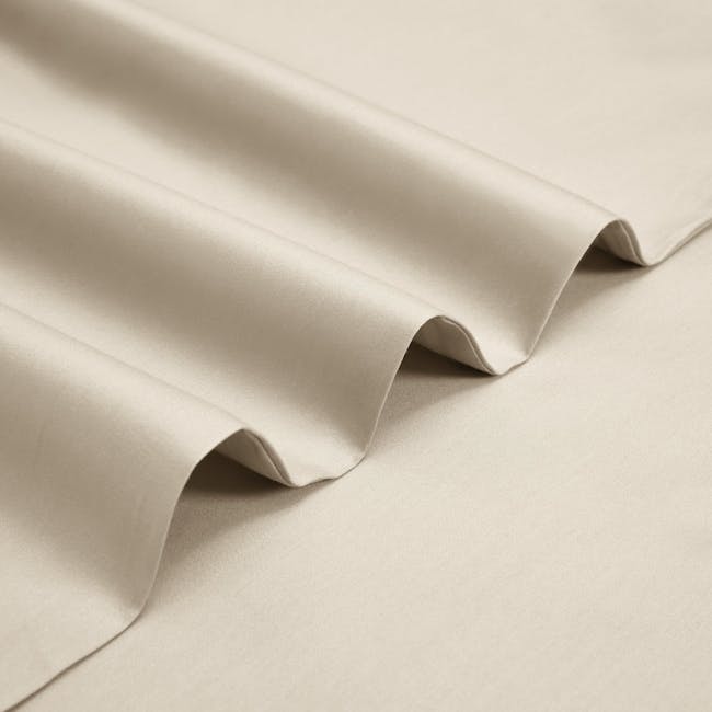 Pima Cotton Full Bedding Set - Sand (4 Sizes) - 3