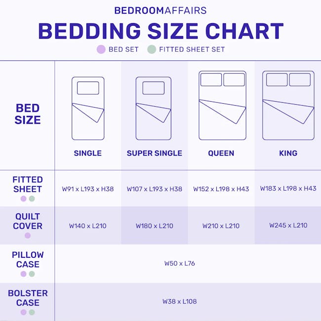 Pima Cotton Full Bedding Set - Sand (4 Sizes) - 6