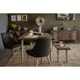 Cadencia Dining Table 1.8m with Cadencia 1.5m Bench and 2 Fabian Armchairs in Dolphin Grey - 8