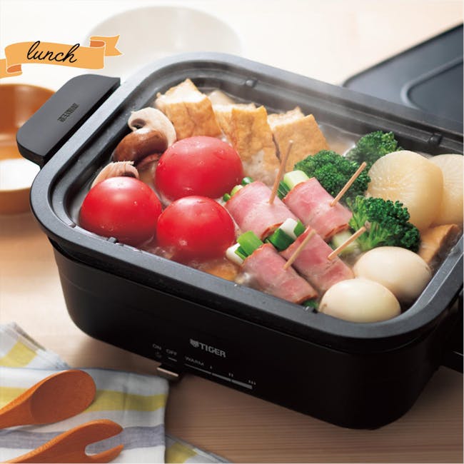 Tiger Electric Griddle Cooking Wares (Black) - 4