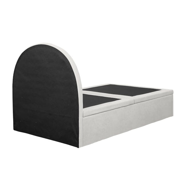 Aspen Single Storage Bed - Ice Grey - 8