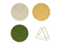 Waffle Silicone Coaster (Set of 3)
