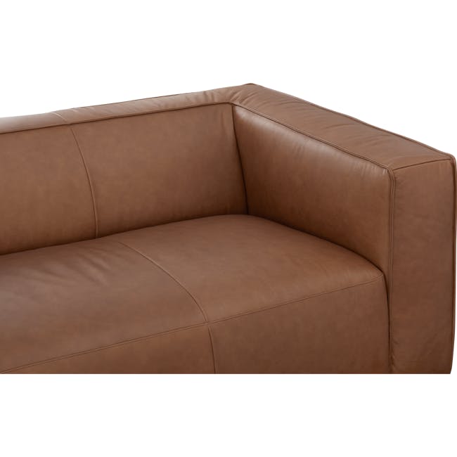 Antonio 3 Seater Sofa - Penny Brown (Premium Aniline Leather) - 5