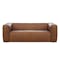 Antonio 3 Seater Sofa - Penny Brown (Premium Aniline Leather)