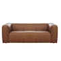 Antonio 3 Seater Sofa - Penny Brown (Premium Aniline Leather) - 0