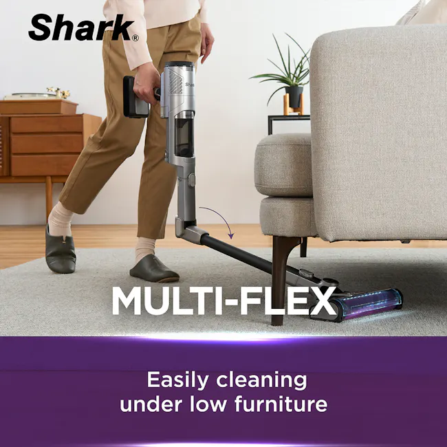 Shark CleanSense IQ Cordless Vacuum (IW2241) - 9 - Shark, multi-flex, vacuum cleaner, cleaning under furniture, easy