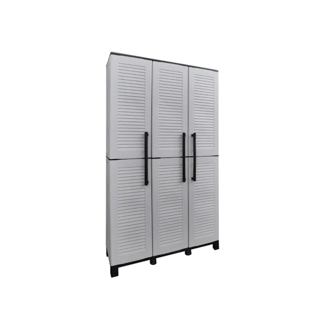 Linea Family 3-Door Tall Multipurpose Cabinet - 1