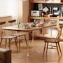 Aire Dining Table 1.8m (Solid Cherry Wood, Acrylic Legs) - 7