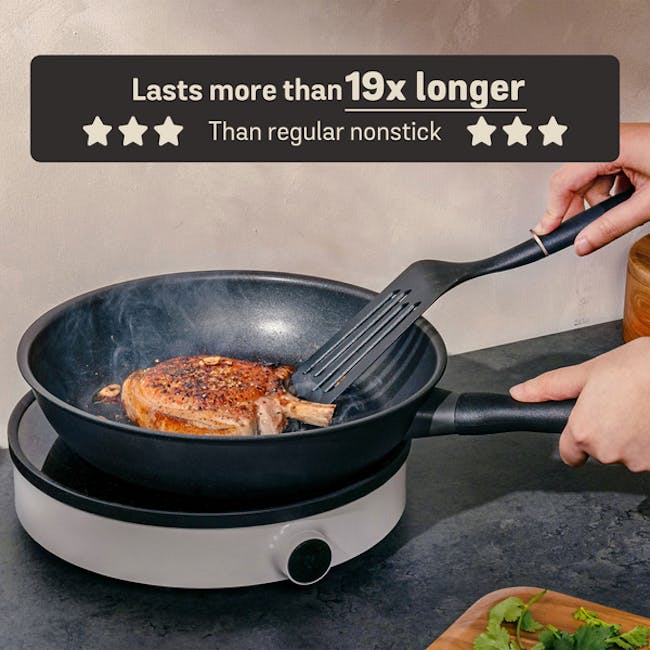 Meyer Midnight Nonstick Hard Anodized Open Frypan (3 Sizes) - 2