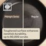 Meyer Midnight Nonstick Hard Anodized Open Frypan (3 Sizes) - 3