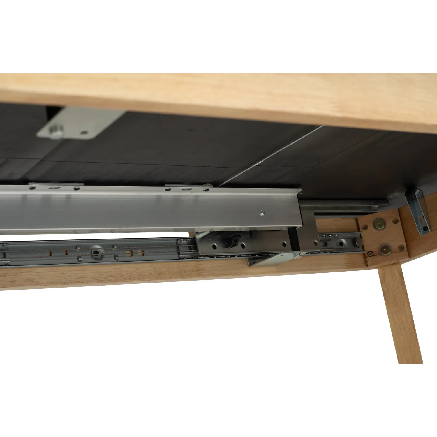 (As-is) Finna Extendable Dining Table 1.2m-1.5m - Oak, White Marble (Smart Top™) - 1 - 19