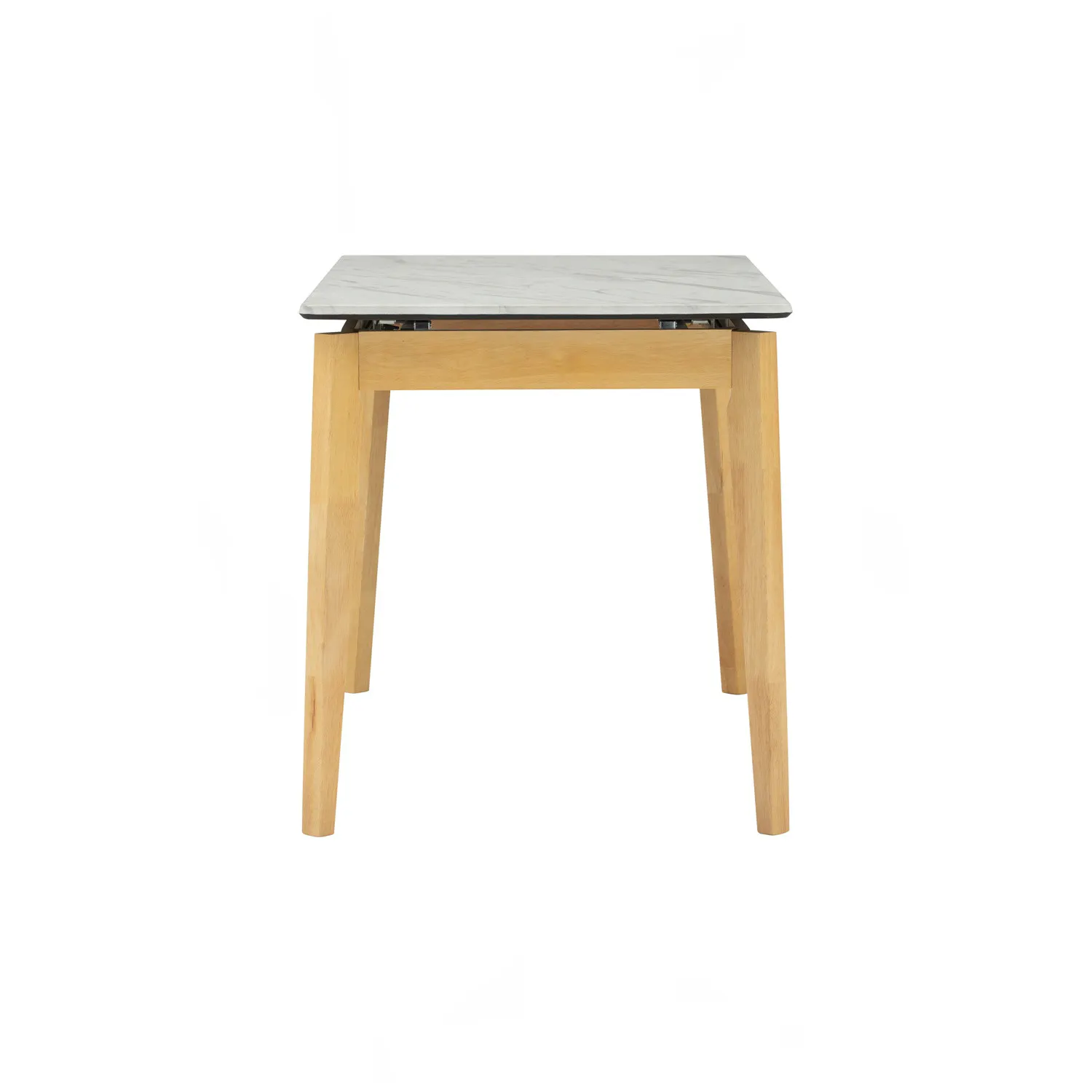 (As-is) Finna Extendable Dining Table 1.2m-1.5m - Oak, White Marble (Smart Top™) - 1 - 31