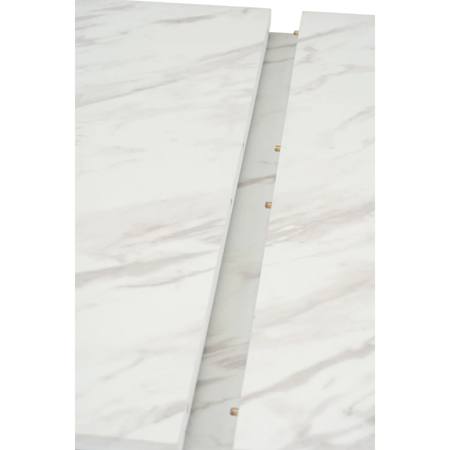 (As-is) Finna Extendable Dining Table 1.2m-1.5m - Oak, White Marble (Smart Top™) - 1 - 16