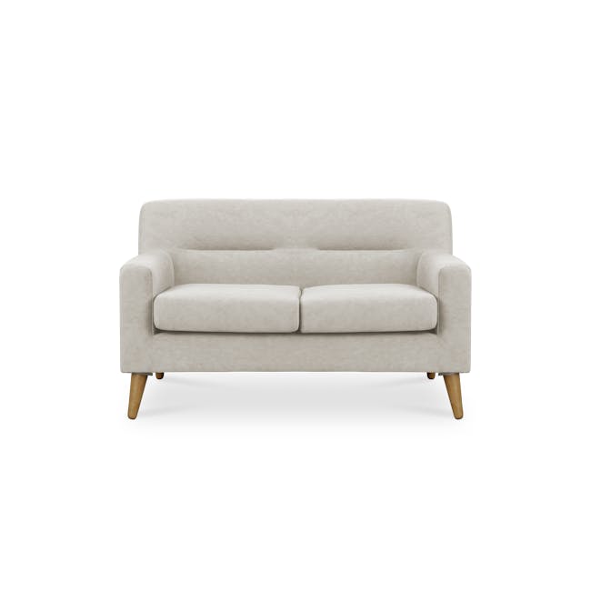 Damien 2 Seater Sofa with Damien Armchair - Sandstorm (Scratch Resistant Fabric) - 2
