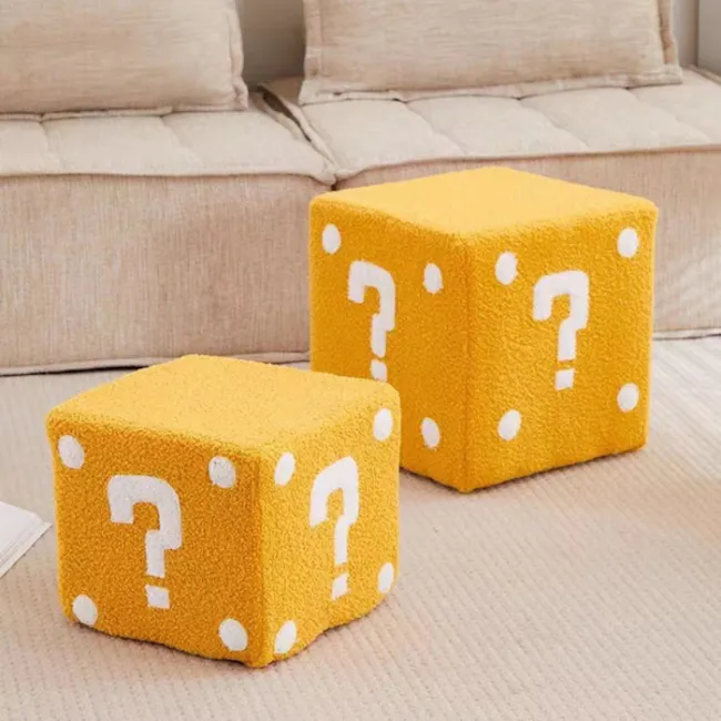 Super Dice Cube Pouf Stool - 5