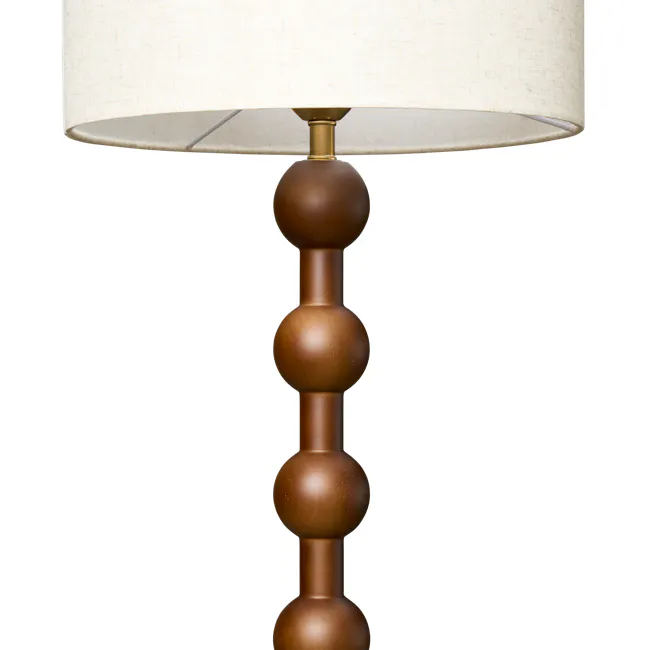 Chestan Beaded Floor Lamp - Walnut - 13