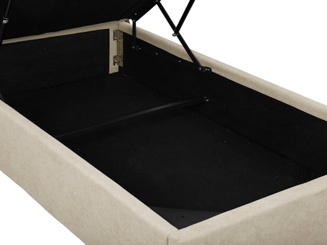 Aspen Single Storage Bed - Acru - 10