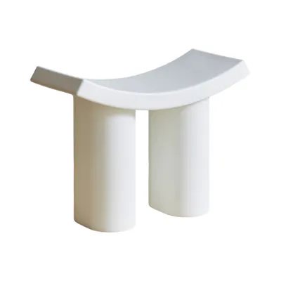 Archie Arch Stool - White