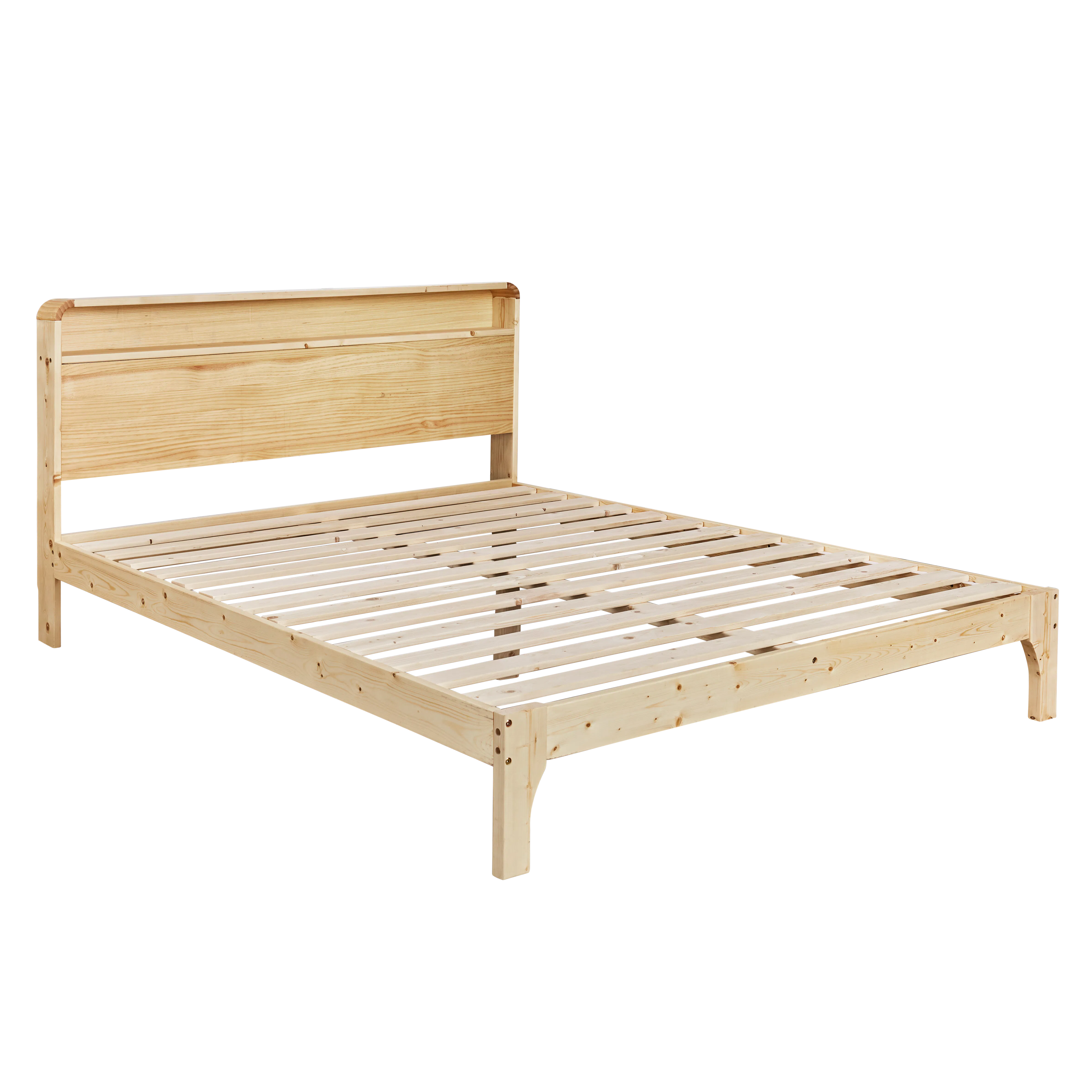 Aiko Queen Wooden Bed - 7