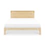 Aiko Queen Bed with Innis Side Table in White - 3
