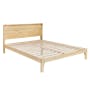 Aiko Queen Bed with Innis Side Table in White - 2