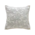 Tropical Safari Jacquard Cushion Cover - Grey