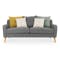 Evan 3 Seater Sofa - Charcoal Grey