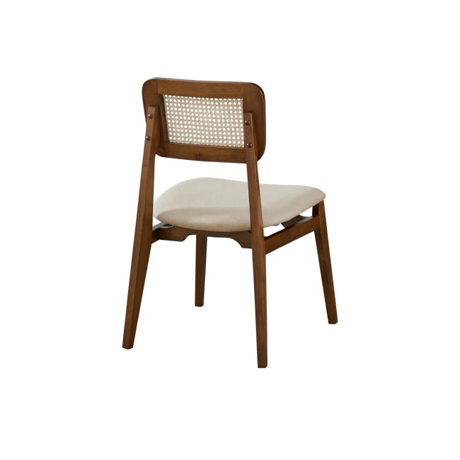 Osa Rattan Dining Chair - Walnut - 3