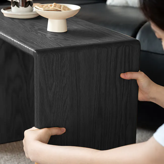 June Carry Side Coffee Table - Black - 6