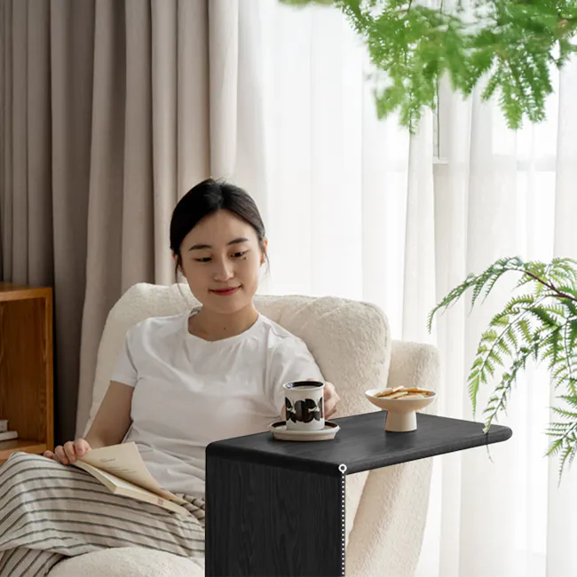June Carry Side Coffee Table - Black - 4