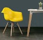 Lars Chair - Natural, Yellow - 1
