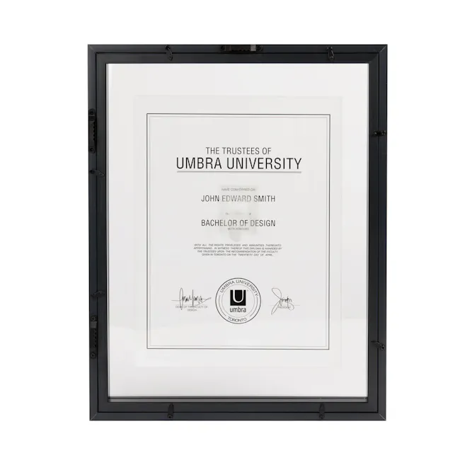 Document Photo Frame 11x14 - Black - 3