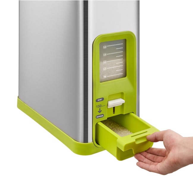 EKO Milano Stainless Steel Rice Dispenser (2 Sizes) - 1