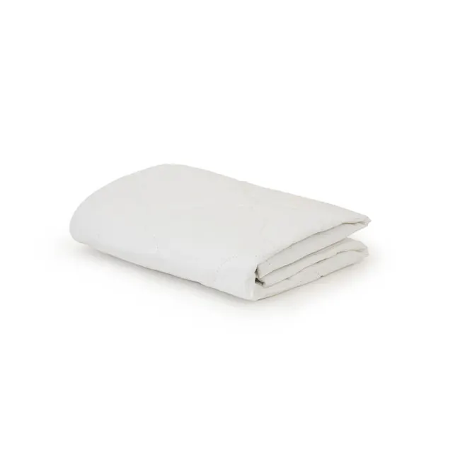 MaxCoil Classic Bedding Pillow Protector - 2 - White, folded, neatly rolled, soft, plush, delicate, silky, satin