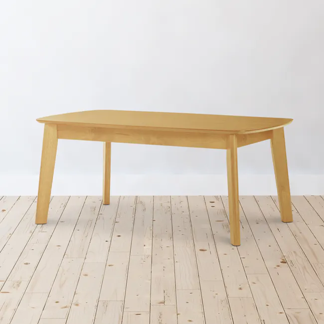 Hiace High Coffee Table - Oak - 5 - Light wooden table, minimalist design, natural wood finish, simple structure