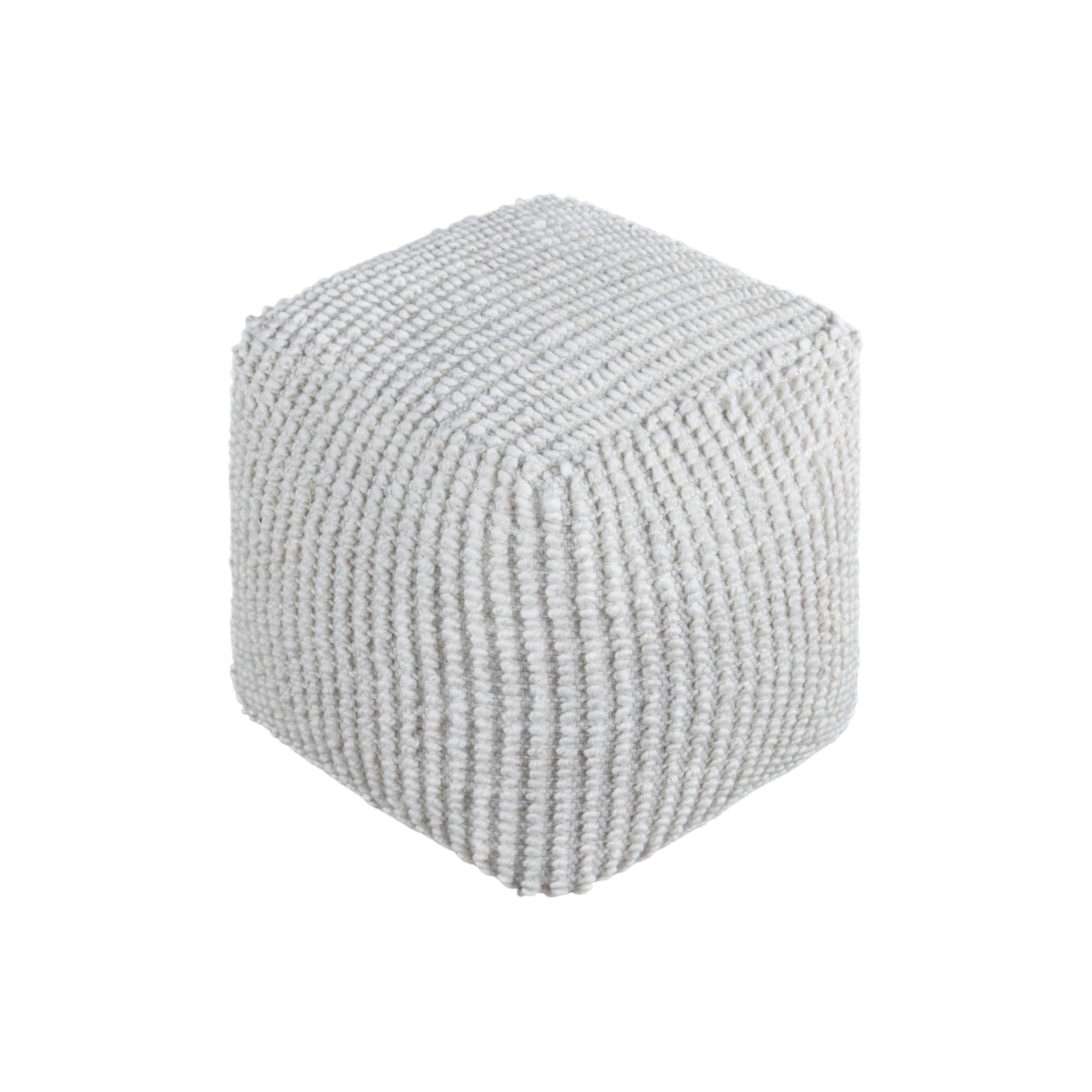 Jera Wool Pouf