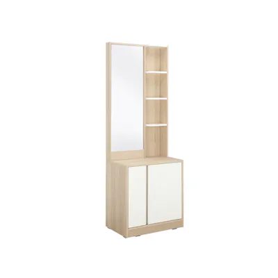 Rossy Dressing Table Stand 0.6m - White, Oak