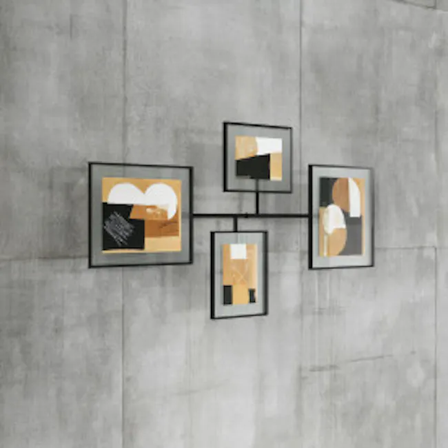 Flute Gallery Photo Display - Black - 2
