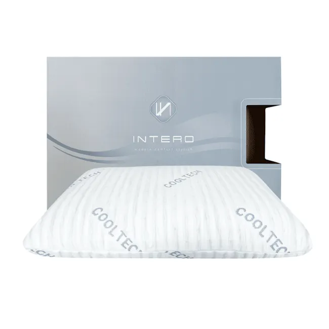 Intero Air-Pass CoolTech Charcoal Memory Foam Pillow Comfort - 1 - Modern comfort stylish, Intero cushion, sleek design