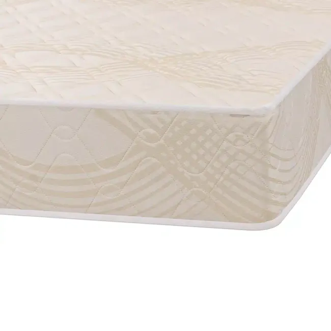 Golden Horse Foam 10cm Mattress - Extra Firm (4 Sizes) - 8 - Cream-colored mattress with intricate geometric patterns