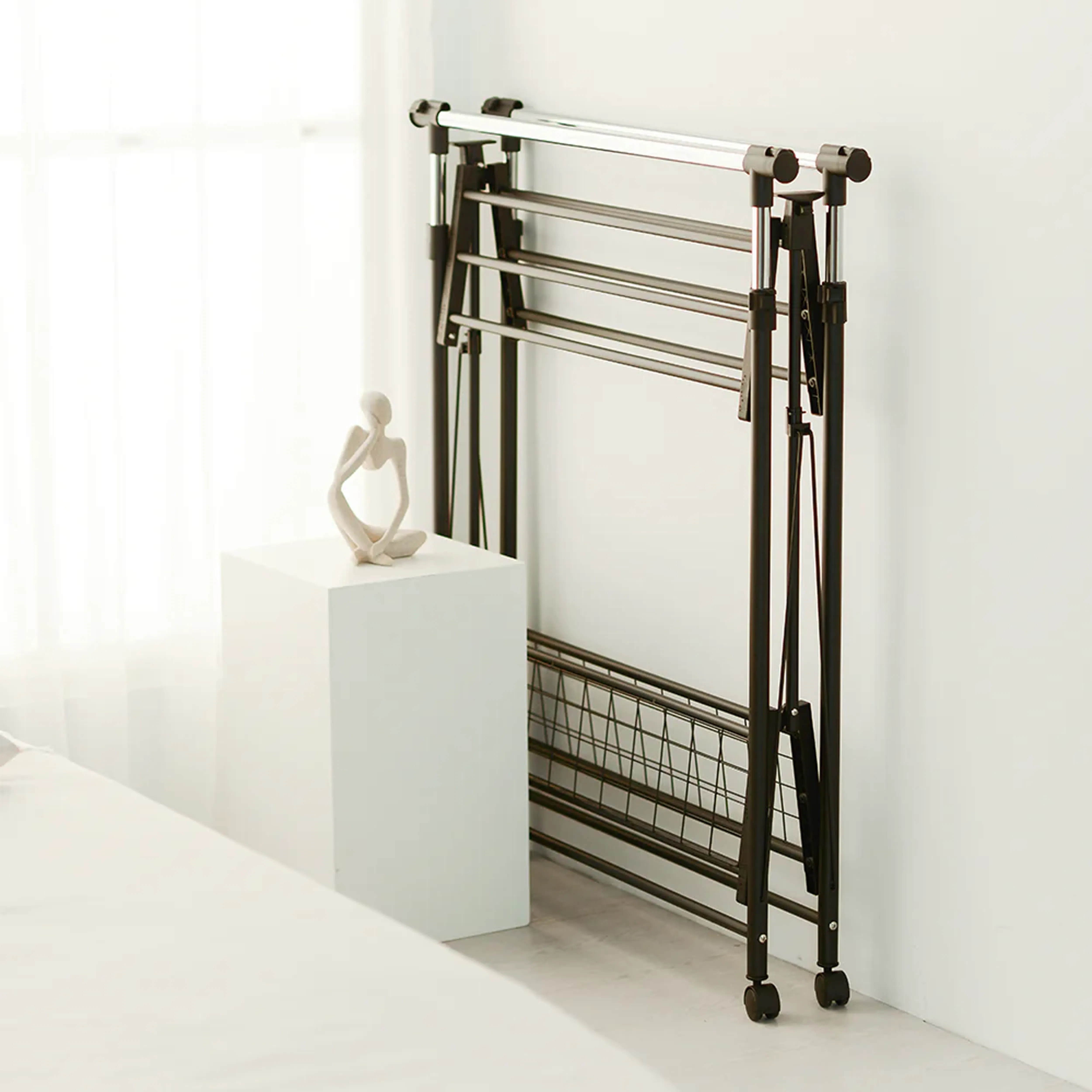 Rene Ocho Adjustable Stable & Solid Portable Indoor Clothes Dryer/Rack - 7