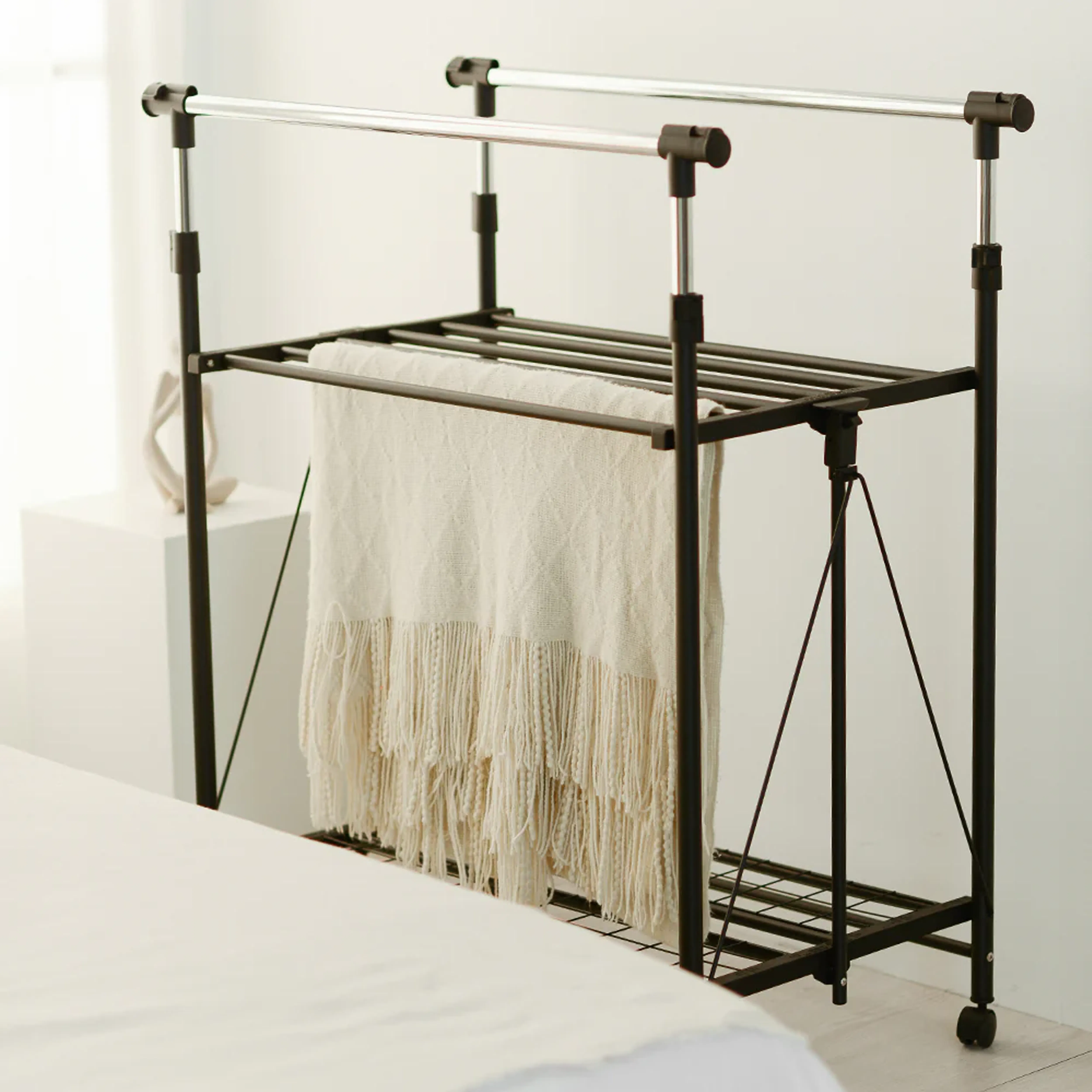Rene Ocho Adjustable Stable & Solid Portable Indoor Clothes Dryer/Rack - 9
