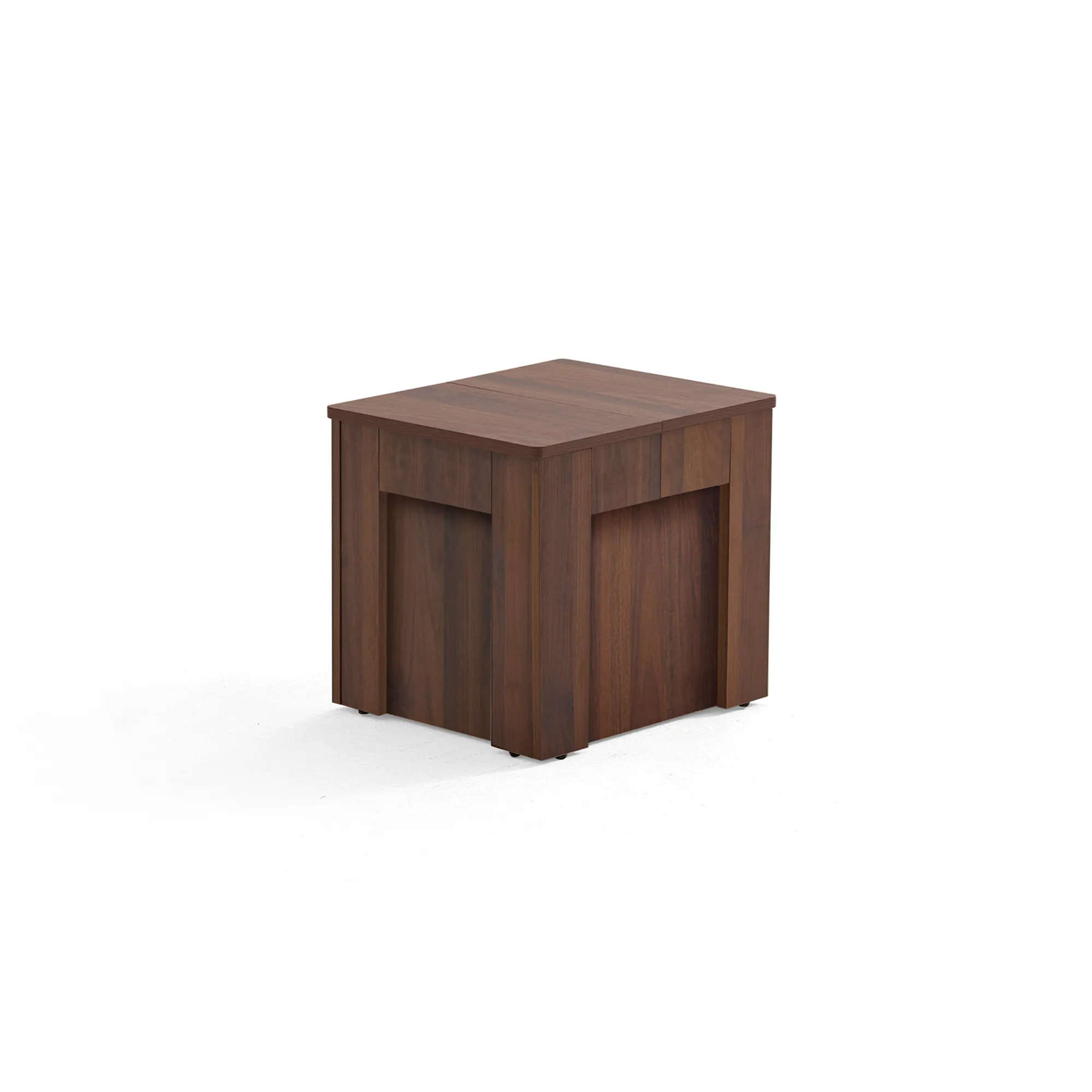 Flexi-Table Extendable Dining Table with Extendable Bench 0.6m-2.8m - Walnut - 22