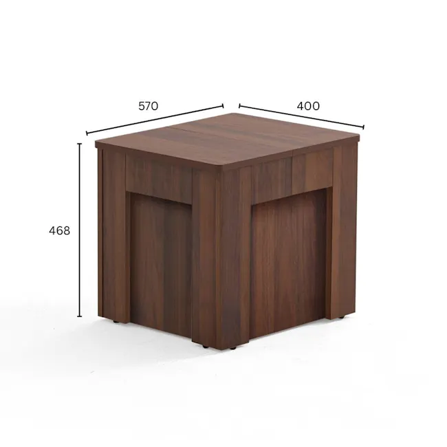 Flexi-Table Extendable Dining Bench 0.6m-2.8m - Walnut - 15