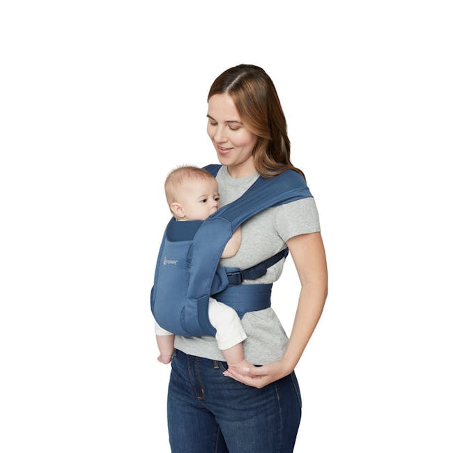 Ergobaby Embrace Soft Air Mesh Newborn Baby Carrier - Blue - 0
