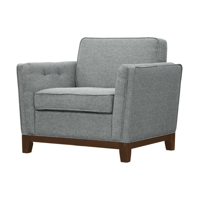 Byron 3 Seater Sofa with Byron Armchair - Siberian Grey - 10
