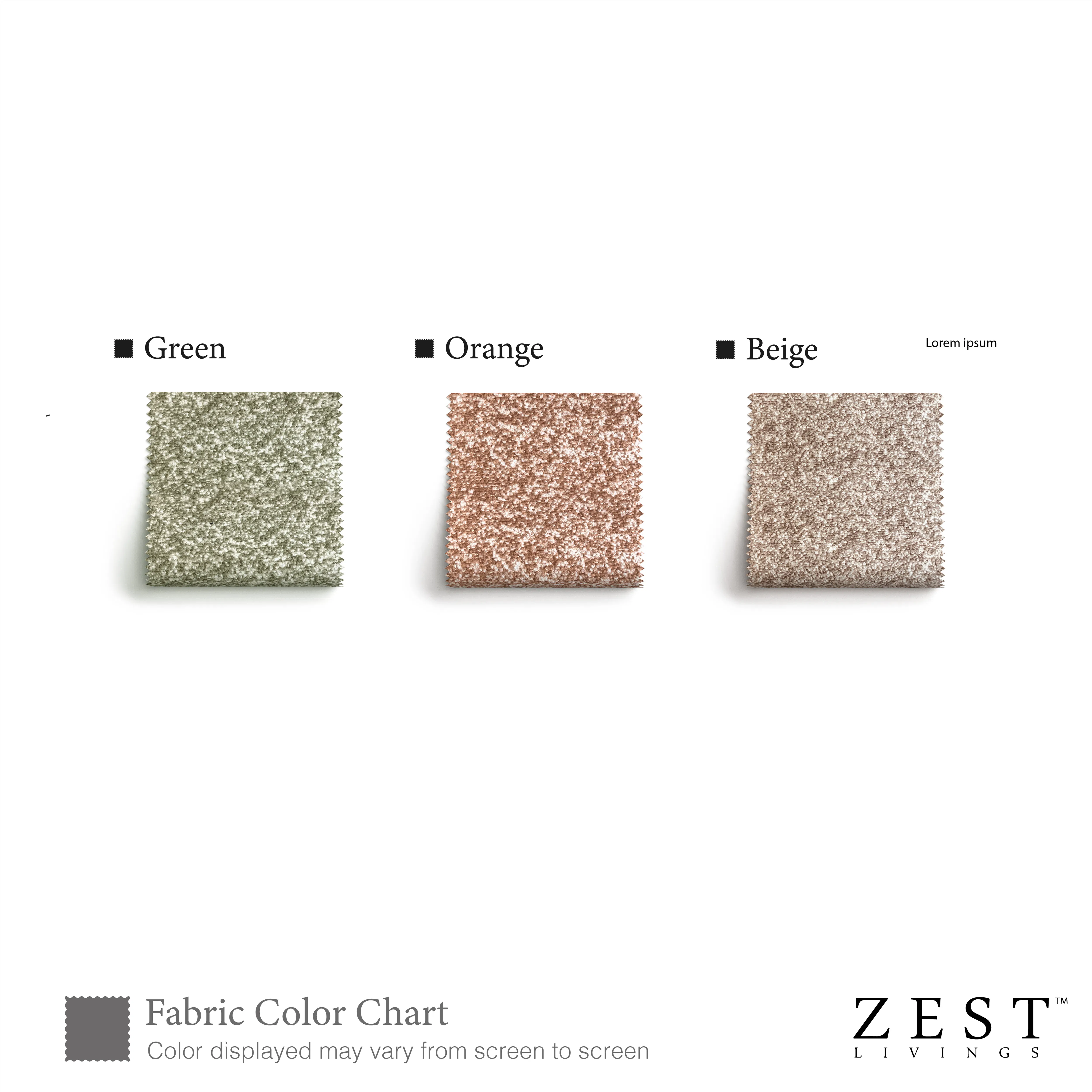 Nordic Ottoman with Water Repellent Function - Terracotta - 10