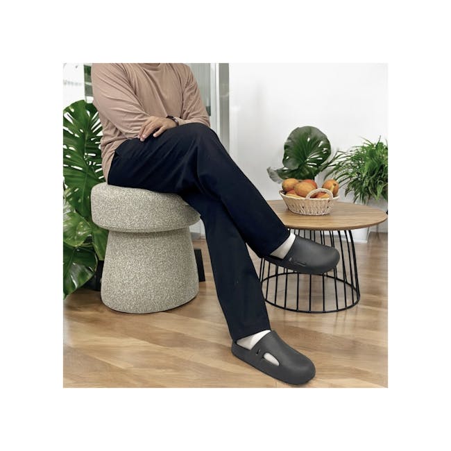 Nordic Ottoman with Water Repellent Function - Terracotta - 2