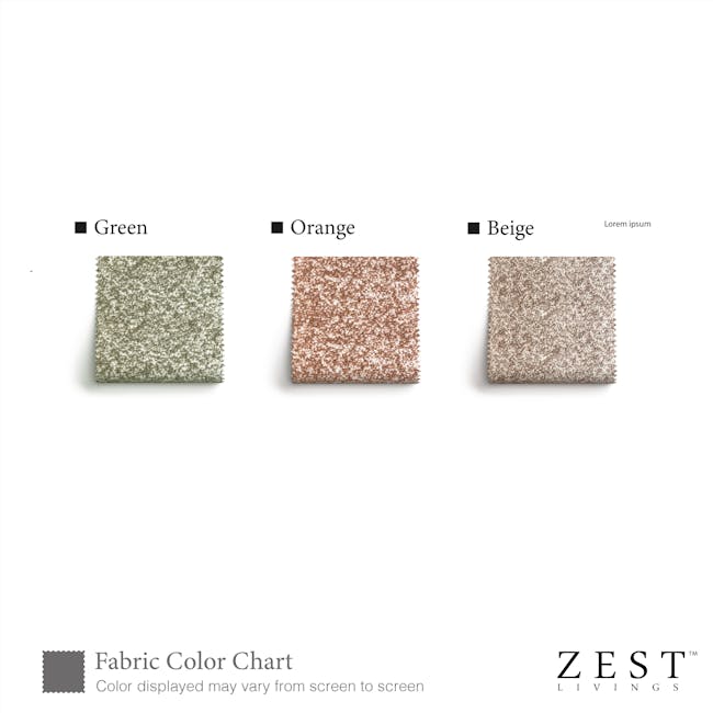 Nordic Ottoman with Water Repellent Function - Green - 10