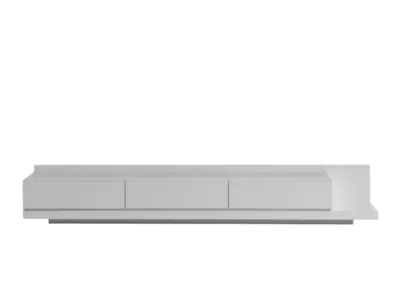 (As-is) Bryson Extendable TV Console 2.3m-3.3m - White - 1